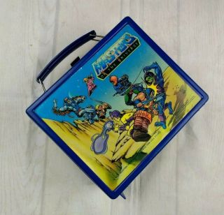 He Man Masters Of The Universe Plastic Lunch Box Vintage 1983 Mattel No Thermos