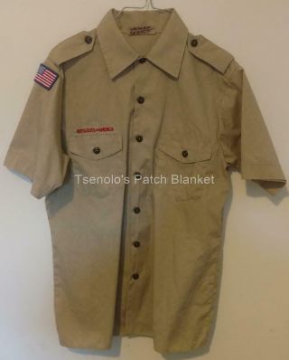 Boy Scout Now Scouts Bsa Uniform Shirt Size Youth X - Large Ss 062