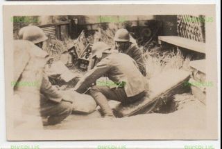 Old Chinese Photo Grenade Launcher Shanghai Incident China Vintage 1932