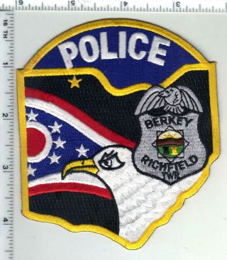 Berkey Richfield Township Police (ohio) 1st Issue Shoulder Patch