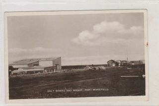 Vintage Postcard Salt At Wakefield South Australia 1900s