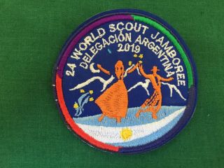 2019 World Scout Jamboree Argentina Delegacion Participants Patch