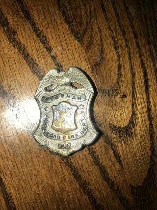 Soledad Ca Fireman Badge