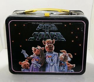 1977 Pigs In Space (the Muppet Show) Metal Lunch Box King Seeley No Thermos