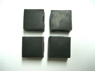 Smith Corona Sterling Typewriter Rubber Feet Soft/pliable Square Replacement Set