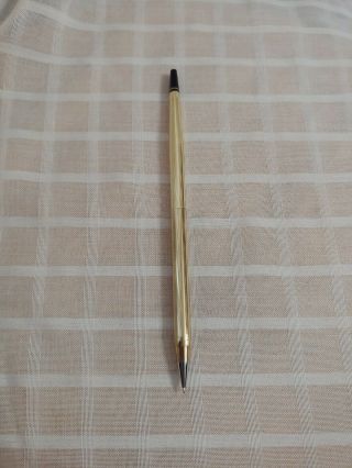 Vintage CROSS Desk Pencil 1/20 12kt Gold Filled 2