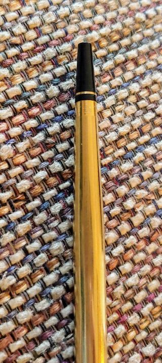 Vintage CROSS Desk Pencil 1/20 12kt Gold Filled 3