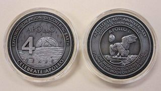 Apollo 11 40th Anniversary Medallion Contains Metal Flown To The Moon On Apollo