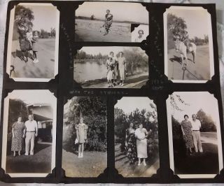 8 Vintage Old 1936 Photos Of Little Girl On Pony Atwood Family In Sacramento Co