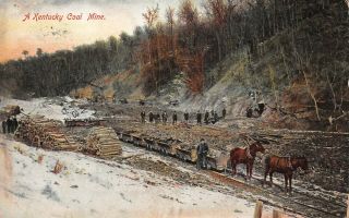 Lps05 Frankfort (?) Kentucky Coal Mine Postcard