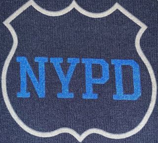 Nypd York City Police Department T - Shirt Sz L Nyc