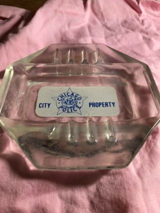 Vintage Chicago Police Department Ash Tray