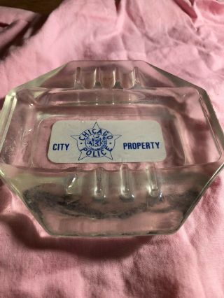 Vintage Chicago Police Department Ash Tray 2