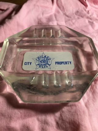 Vintage Chicago Police Department Ash Tray 4