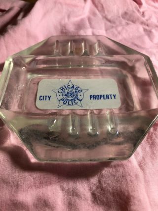 Vintage Chicago Police Department Ash Tray 5