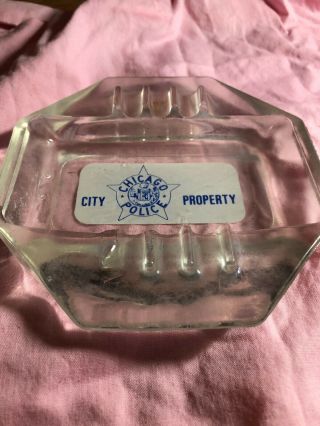 Vintage Chicago Police Department Ash Tray 6