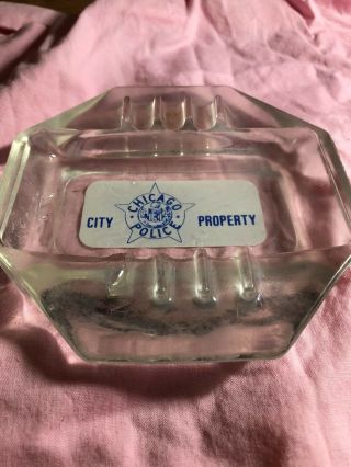Vintage Chicago Police Department Ash Tray 7