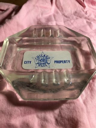 Vintage Chicago Police Department Ash Tray 8