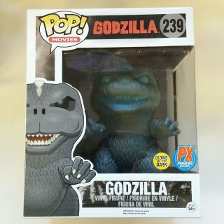 Funko Pop Movies Godzilla 239 Glow In The Dark Px Previews Exclusive
