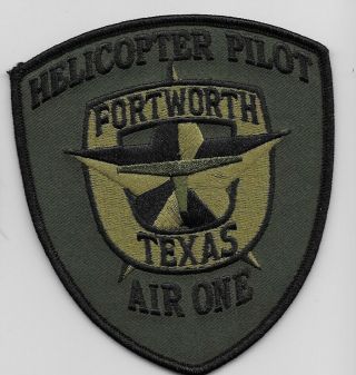 Subdiued Aviation Fort Worth Police State Texas Tx Neat