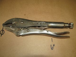 Vintage Usa Made Vise Grip 10wr Locking Pliers - Petersen Mfg - Dewitt,  Nebr.