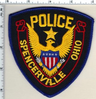 Spencerville Police (ohio) Shoulder Patch From 1991