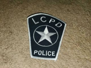 Vintage Police Patch Lcpd Lake City Police Lake City Indiana Obsolete