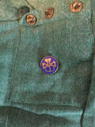 Vintage 1960’s Girl Scout Uniform With Badges 6