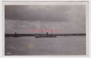China Yangtze River H.  M.  S.  " Alacrity " Warship Real Photo Postcard 1920 - 418