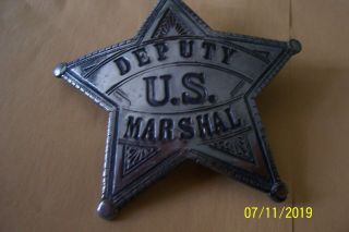 Us Deputy Marshal Obsolete Badge (estate)