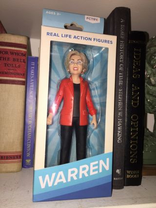 Elizabeth Warren Real Life Action Figure By Fctry - Last One Hurry Nos