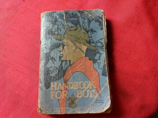 Vintage Boy Scouts Of America Handbook For Boys 3rd Edition 1927 - 40