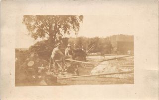 D85/ Occupational Rppc Real Photo Postcard C1910 Sawmill Workers 11
