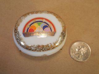 (12) Vintage Nos Rainbow Girls Bfcl Miniature Trinket Box Nos 1950 