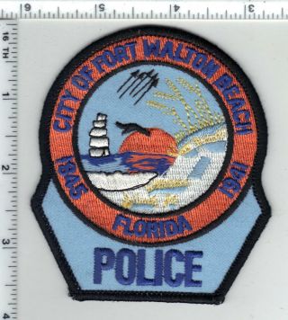 City Of Fort Walton Beach Police (florida) Shoulder Patch From The 1980s