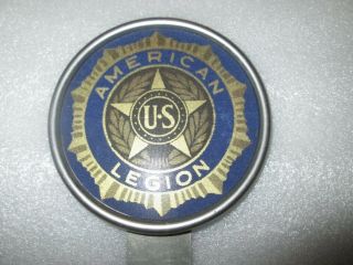 C23 Vintage American Legion License Plate Topper