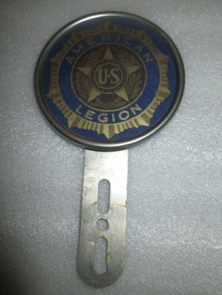 C23 Vintage American Legion License Plate Topper 2