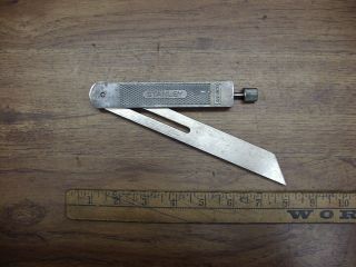 Old Tools,  Vntg Stanley No.  46 - 800 Aluminum Body Bevel Square,