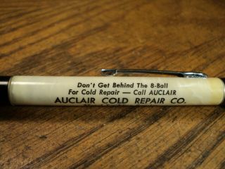 Vintage Redipoint Mechanical Pencil Auclair Cold Repair Co NJ 8 Ball Dialer 2