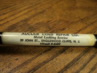 Vintage Redipoint Mechanical Pencil Auclair Cold Repair Co NJ 8 Ball Dialer 4
