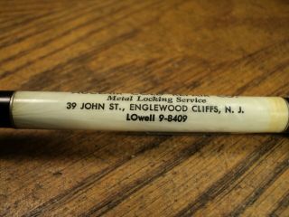 Vintage Redipoint Mechanical Pencil Auclair Cold Repair Co NJ 8 Ball Dialer 5