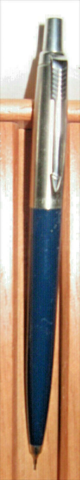 Vintage Parker Jotter Pencil - Midnight Blue Barrel - Made In Usa - 1985 3rd Qtr - T L