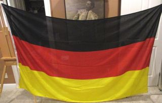 Vintage Vintage Maritime Flag Of Germany Cotton 8 Feet By 52 "