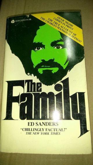 The Family Ed Sanders Charles Manson 13th Addition Avon Paperback 1972