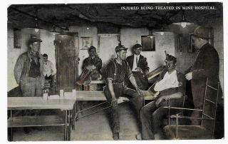 Scranton Pa News 1920s Injured Coal Miners Treated In Hospital Postcard