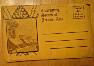 Jerome,  Arizona Postcard Folder - 1930 