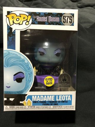 Funko Pop Madame Leota Glow Haunted Mansion Disney Exclusive