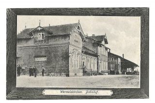Wermelskirchen.  Bahnhof.  Railway Station.
