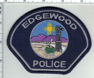 Edgewood Police (mexico) 1st Issue Shoulder Patch