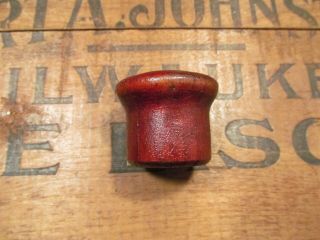 Vtg Millers Falls No.  2a Hand Drill Wood Screw Handle End Cap Replacement Part